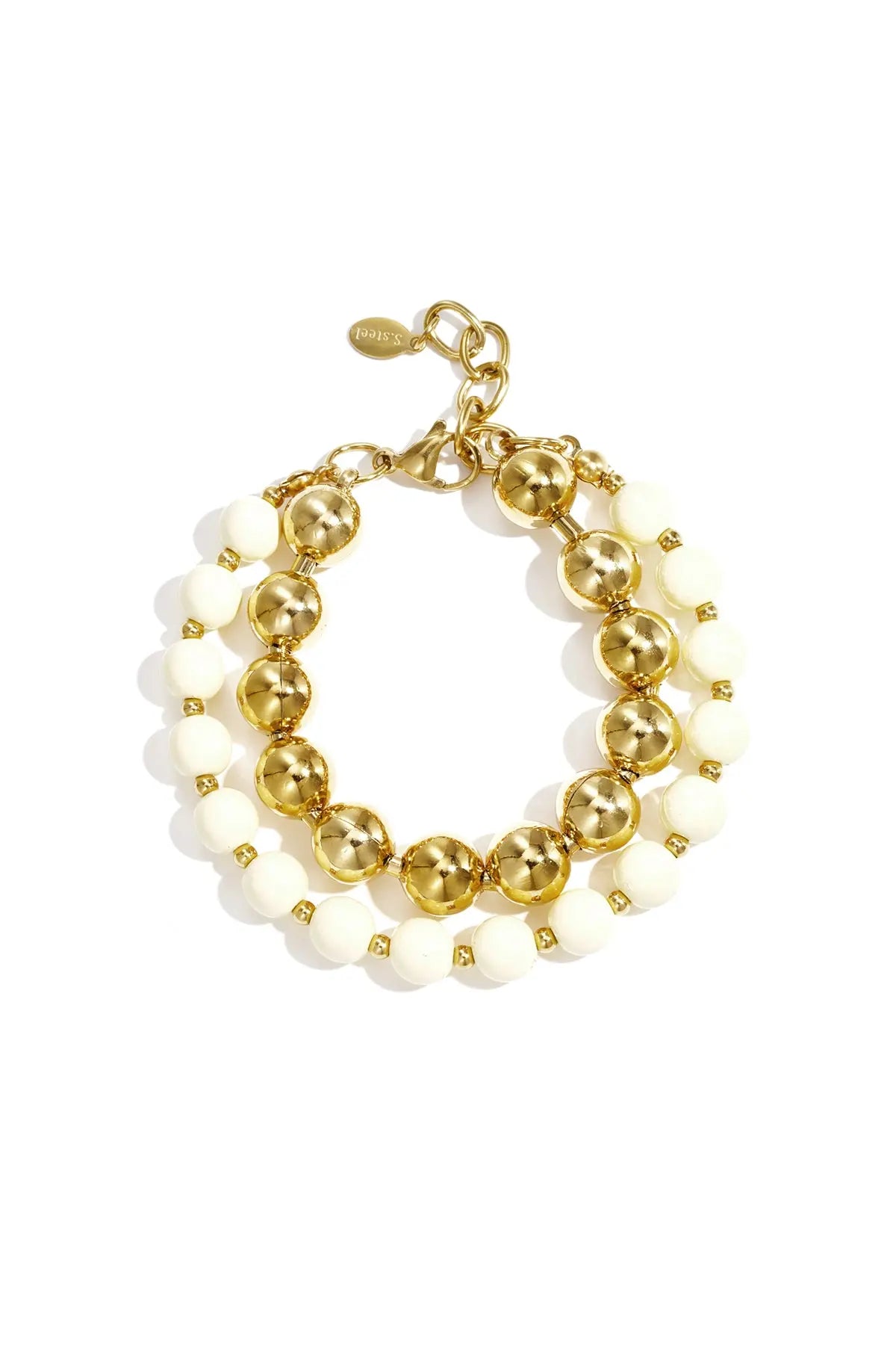 Gliederarmbänder aus Perlen