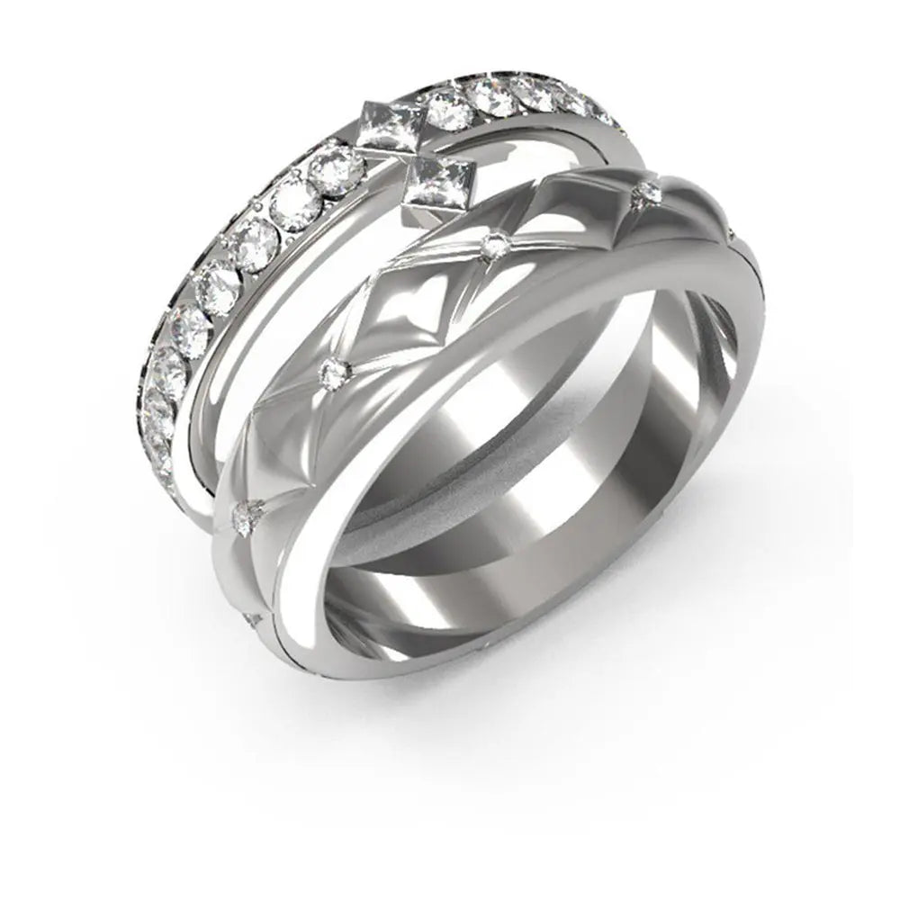 Guess Damenring JUBR04586JWRH58 Si.Kreativkauf