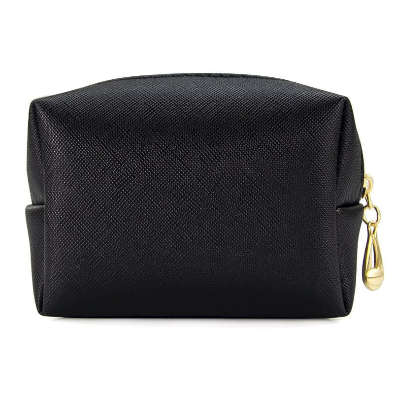 Achteckige Kosmetiktasche aus PU - Leder, schlichtes Design - Si.Kreativkauf