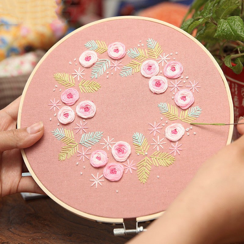 DIY Stickset für ländliches Design – Blumen und Blätter zur kreativen Dekoration - Si.Kreativkauf