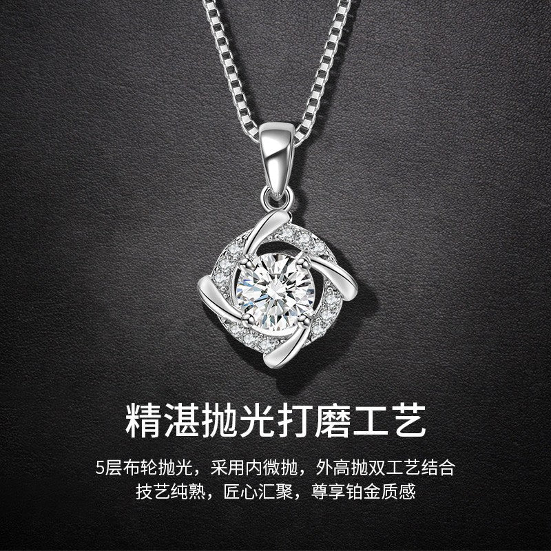 Einkarätiger Moissanit Ring aus 925er Silber für romantische Geschenke an Ihre Freundin - Si.Kreativkauf