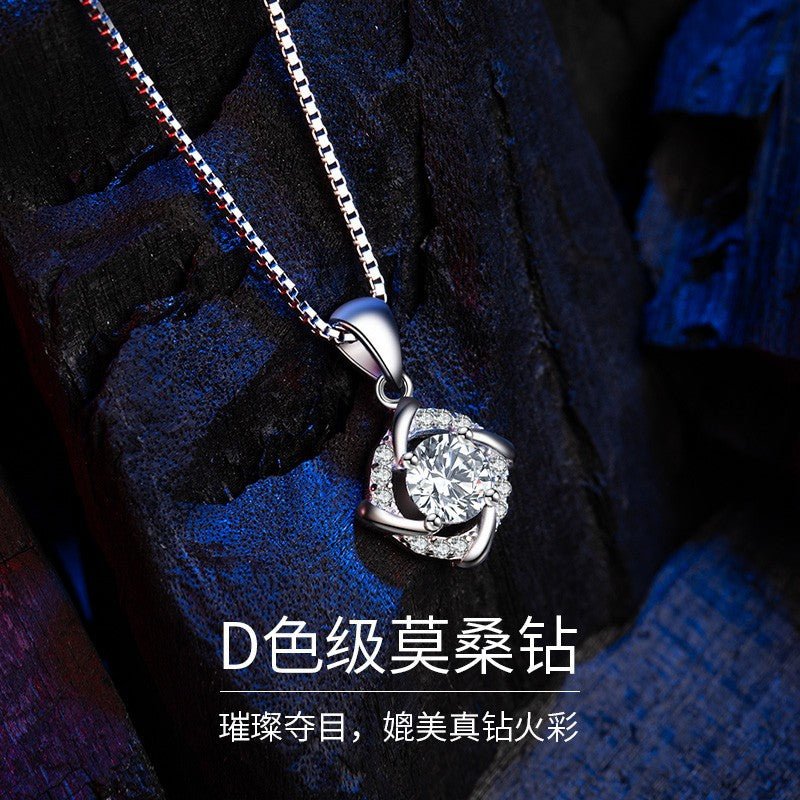 Einkarätiger Moissanit Ring aus 925er Silber für romantische Geschenke an Ihre Freundin - Si.Kreativkauf