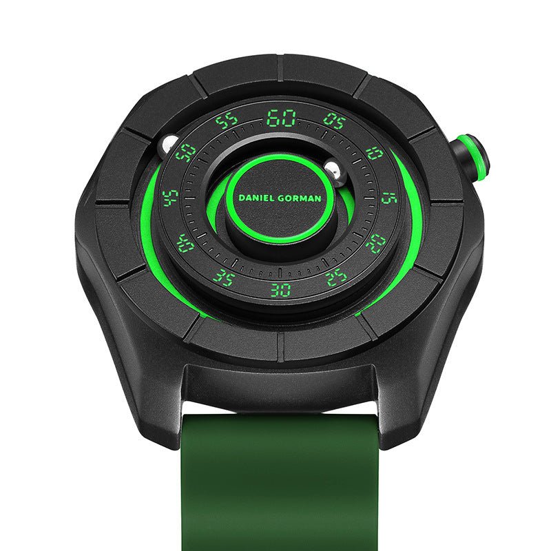 Herrenuhr mit Magnetschwebefunktion, hohe Leuchtkraft, kreatives Design für stilbewusste Männer - Si.Kreativkauf