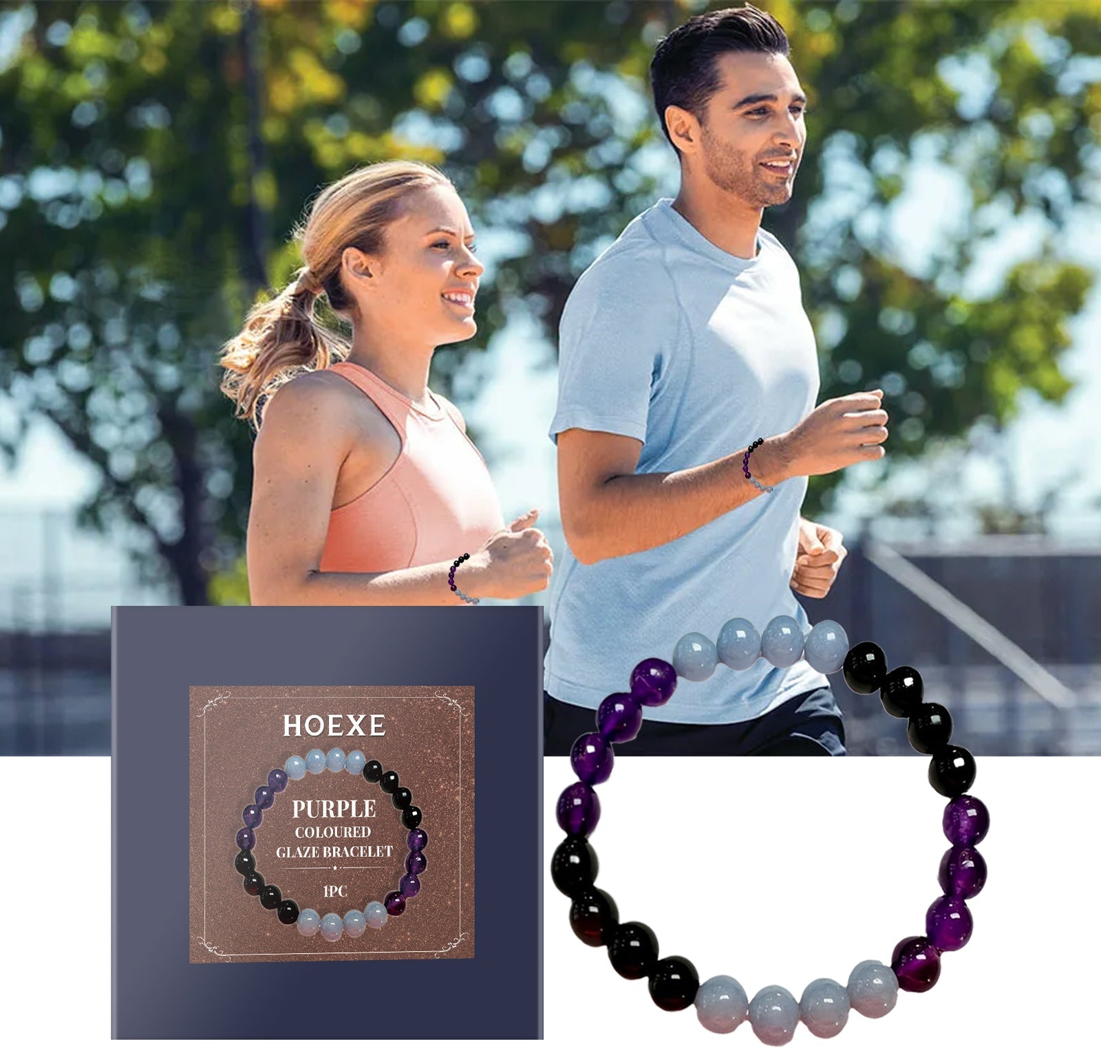 Lila Glasarmband aus handgefertigtem Glas und Kristallen – elegantes Schmuckstück für jeden Anlass - Si.Kreativkauf