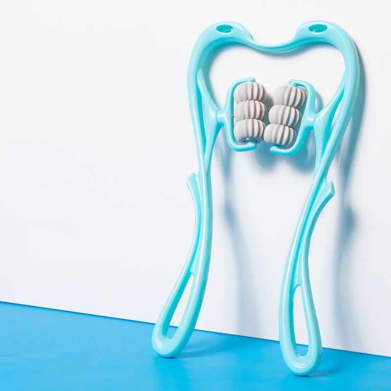 Nackenmassagegerät von [Brand Name] – 6 - Rollen - System zur effektiven Linderung von Nackenschmerzen - Si.Kreativkauf