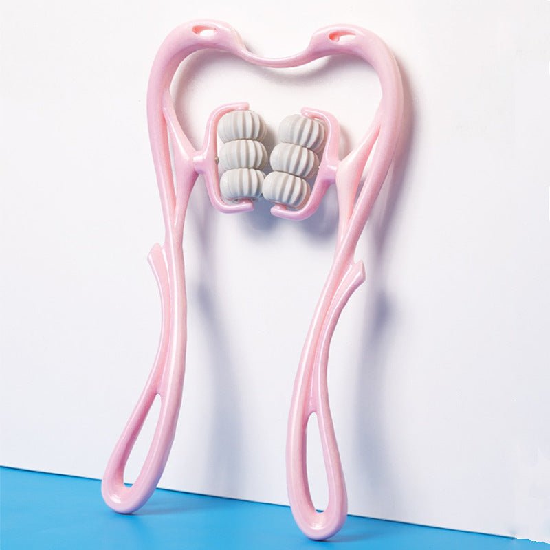 Nackenmassagegerät von [Brand Name] – 6 - Rollen - System zur effektiven Linderung von Nackenschmerzen - Si.Kreativkauf