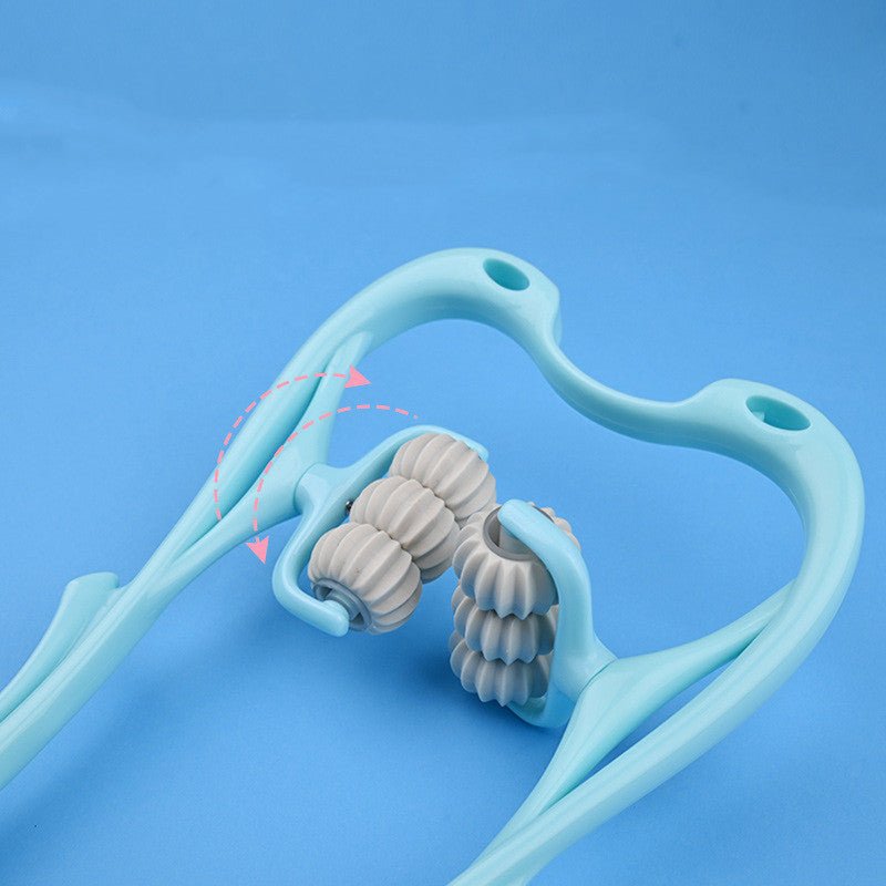 Nackenmassagegerät von [Brand Name] – 6 - Rollen - System zur effektiven Linderung von Nackenschmerzen - Si.Kreativkauf