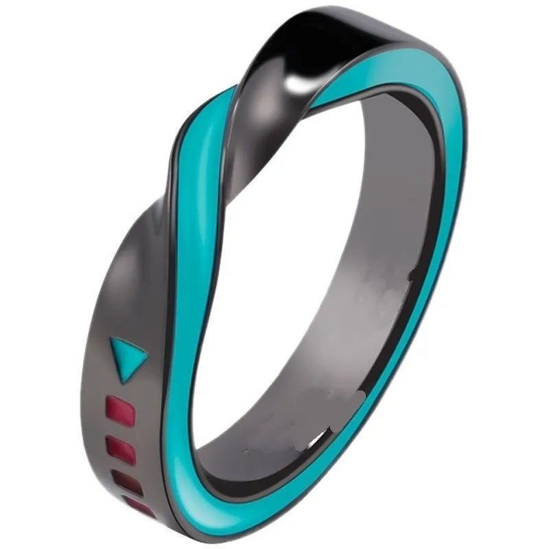 Neuer Stil Hatsune Miku Anime Möbius Ring aus 925 Silber – Eleganter Schmuck für Anime - Fans - Si.Kreativkauf