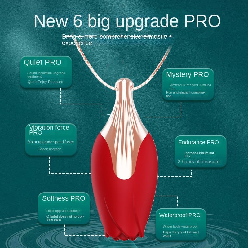 Rosen - Vibrator für Frauen – Flexibel, Wasserdicht und Leistungsstarkes Sexspielzeug für intime Momente - Si.Kreativkauf