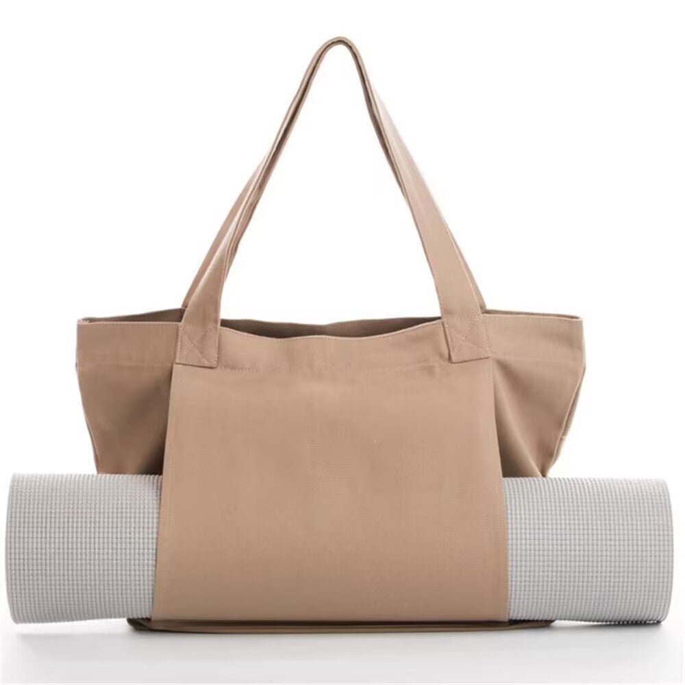 Yoga - und Pilatesmatten Tasche aus Canvas | Praktische Handtasche für Sport und Freizeit - Si.Kreativkauf